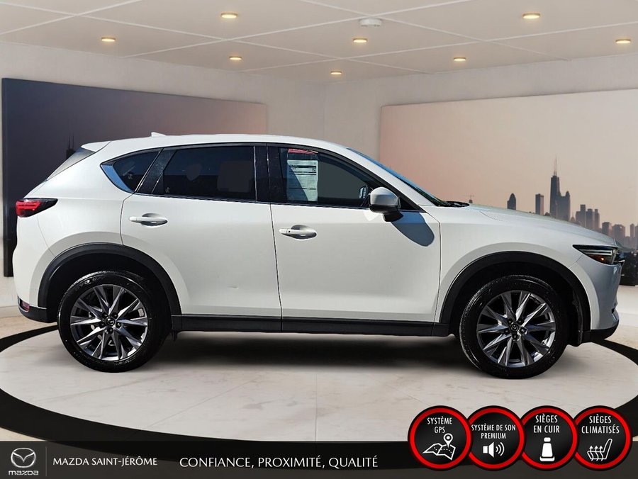 Mazda CX-5 GT | TOIT OUVRANT | CUIR | AWD | 2019 Blanc