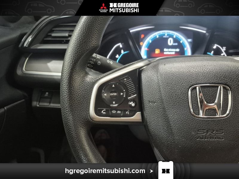 Honda Civic MH4468 | LX * Automatique* Caméra * Siege Chauffant 2016 Gris Laval - photo #19