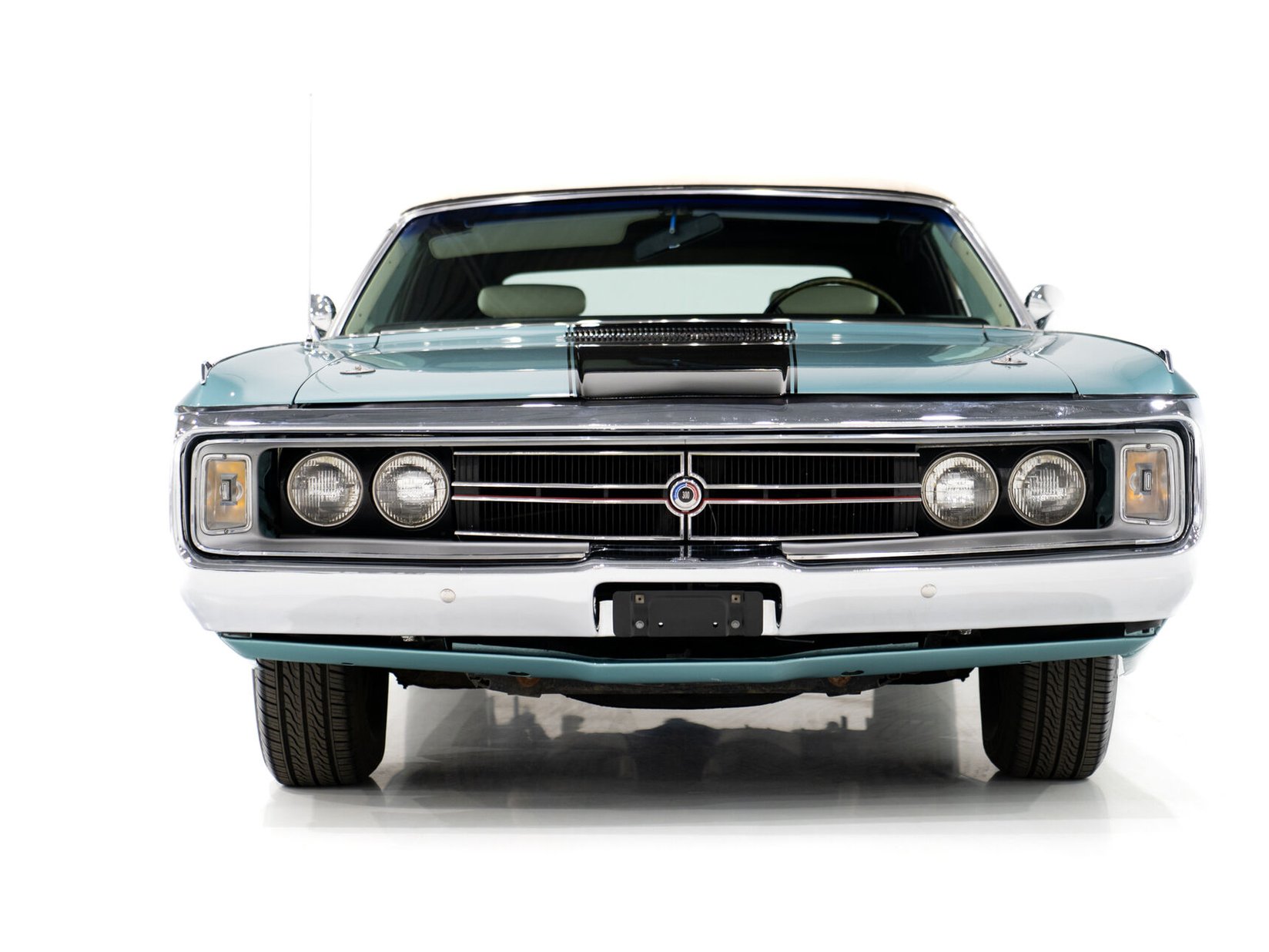Chrysler 300 1969 Bleu Montréal - photo #32
