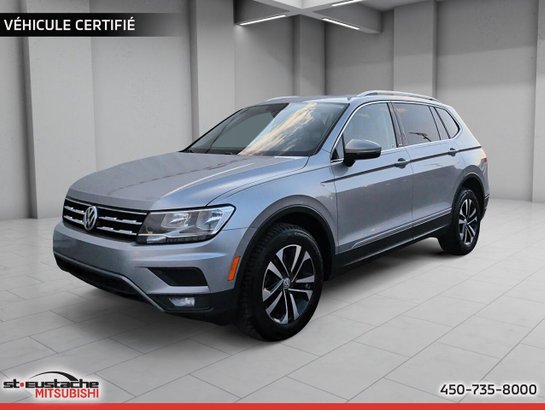 Volkswagen Tiguan-UNITED-TOIT PANO-BANC CHAUFF-AWD-TURBO United 4MOTION 2021 Gris