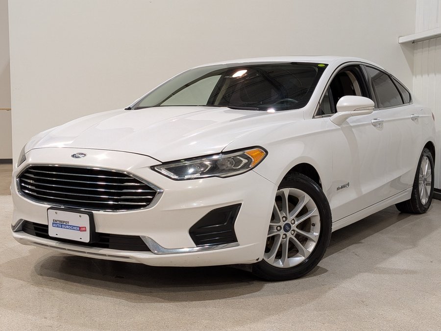 2019 Ford Fusion Hybrid White