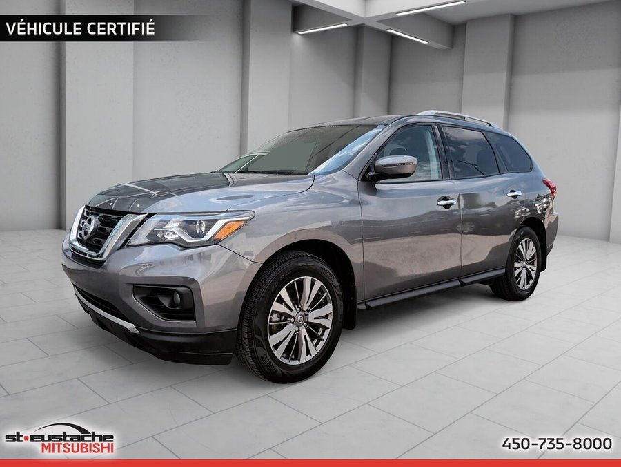 Nissan Pathfinder SV Technologie 4x4-7 passagers-bluetooth-gps-sièges chauffants 2018 Gris