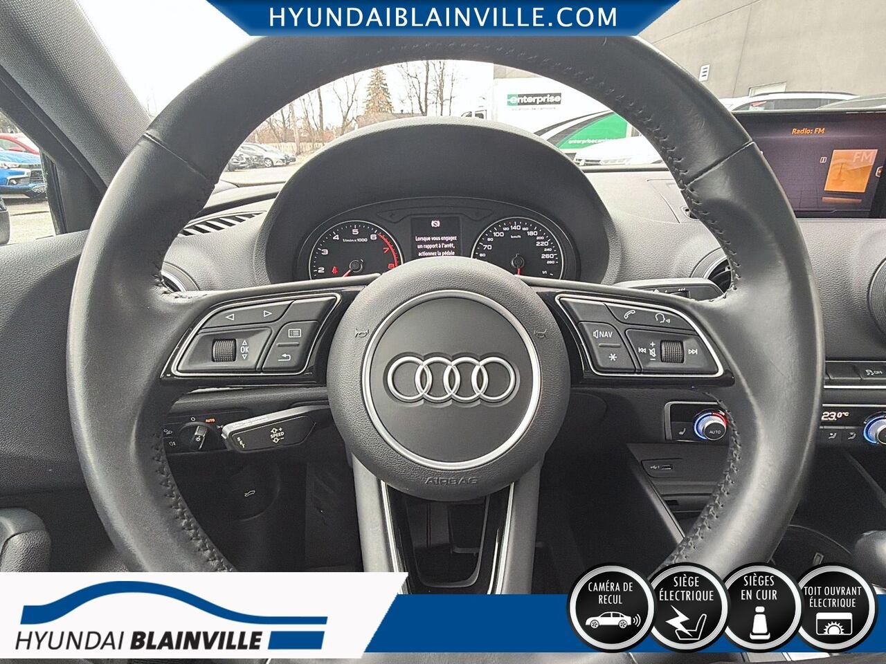 Audi A3 berline 2019 Bleu Blainville - photo #12