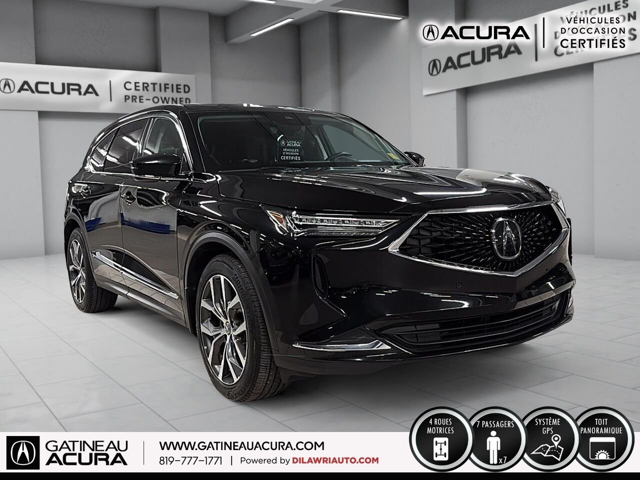 2024 Acura MDX Tech SH-AWD Black Gatineau - photo #14