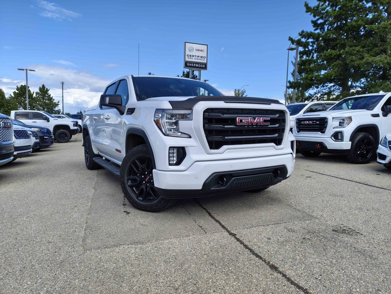 2019 GMC Sierra 1500 4WD Crew Cab 147 Elevation White Sherwood Park - photo #1
