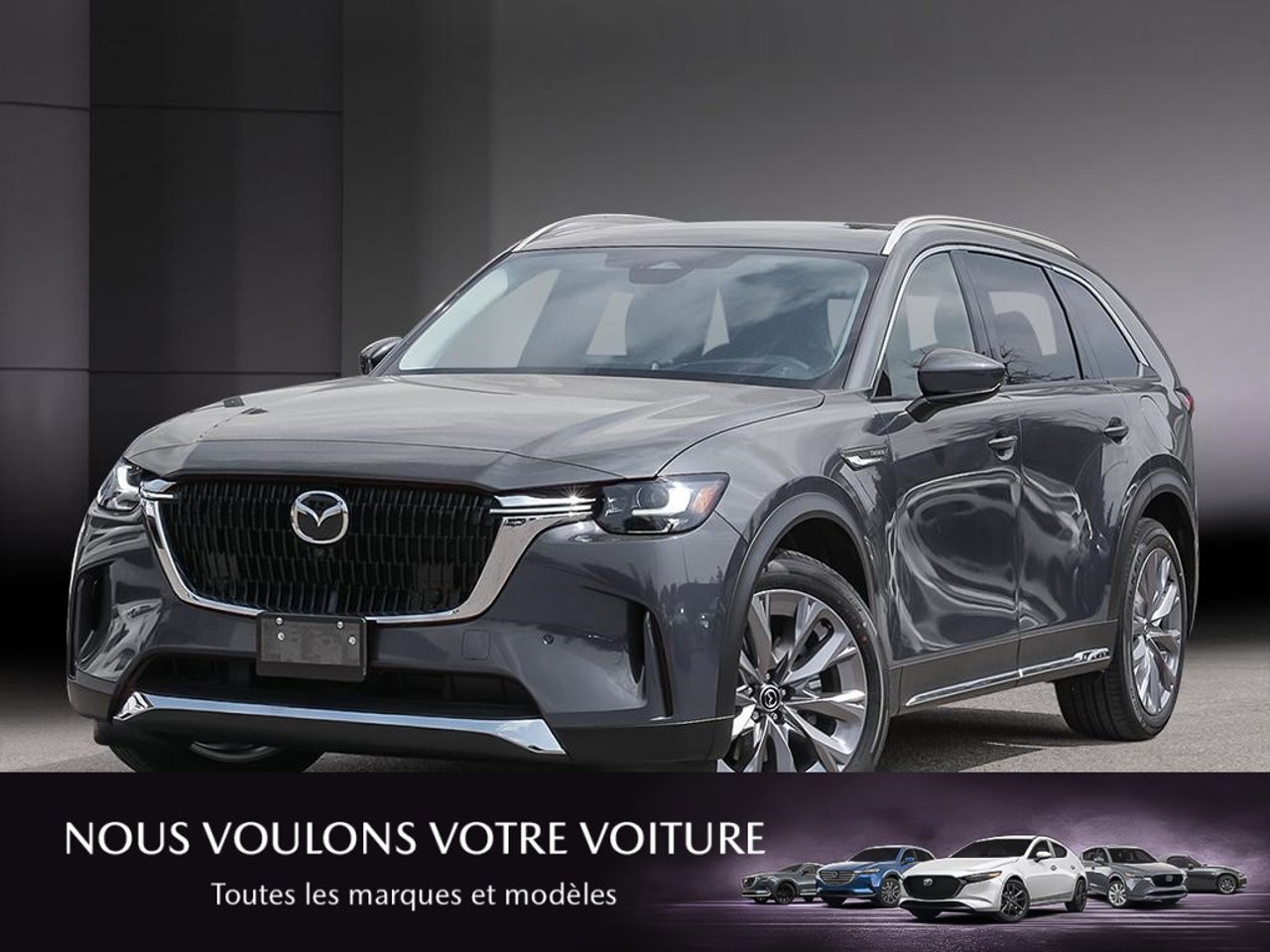 2026 Mazda CX-90 MHEV JM3KKDHD5T1371663 Machine Grey Metallic Mirabel - photo #0
