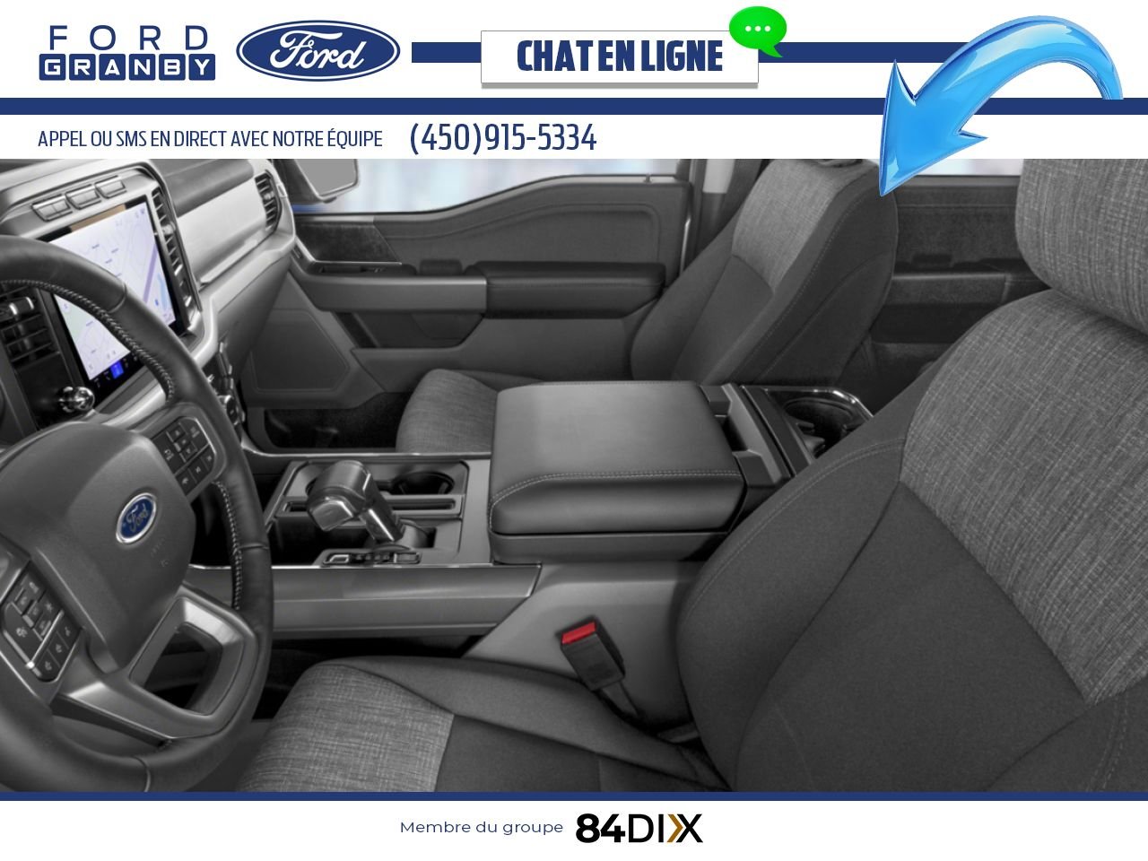 Ford F-150 Lightning 2025 Blanc Oxford Granby - photo #6