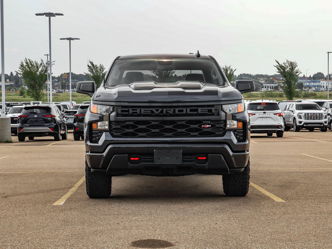 2024 Chevrolet Silverado 1500 4WD Crew Cab 147 Custom Trail Boss Grey Sherwood Park - photo #2