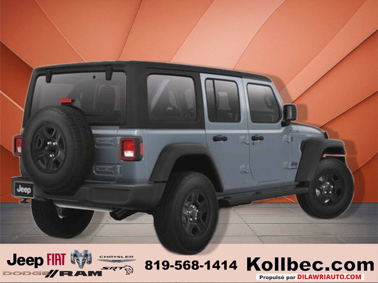 Jeep Wrangler Sport 4 portes 4x4 2025 Gris ciel Ottawa & Gatineau - photo #2