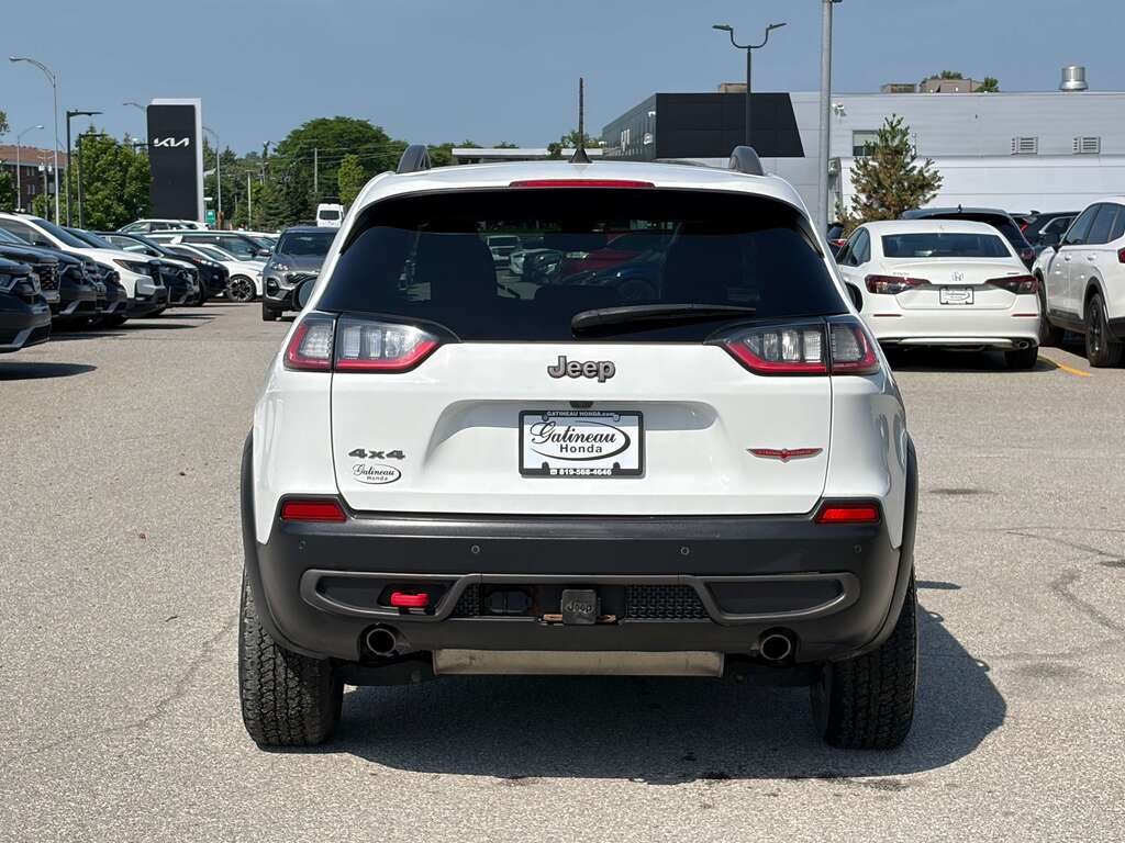 2020 Jeep Cherokee Trailhawk Elite 4x4 White Gatineau - photo #3