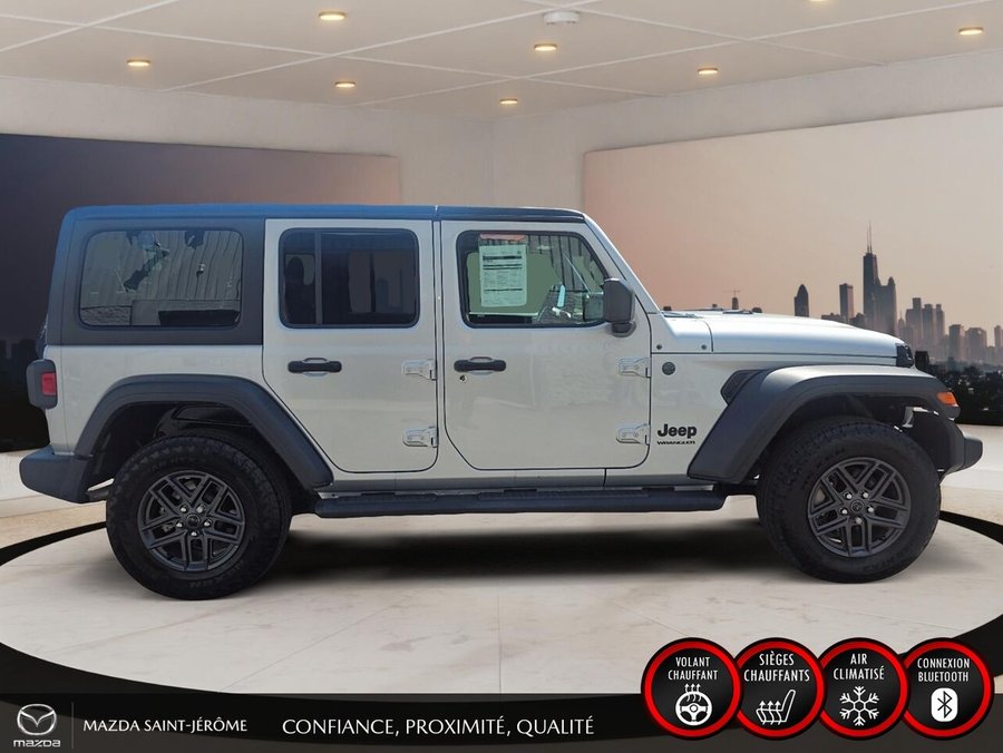 Jeep Wrangler Sport S 4 portes | 2 TOITS | AUTOMATIQUE 2024 Gris