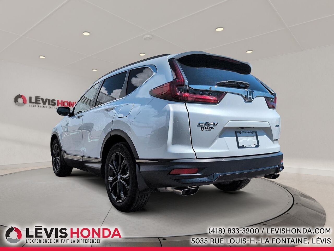 Honda CR-V Black Edition AWD Black Edition Traction Intégrale 2021 Blanc Lévis - photo #11