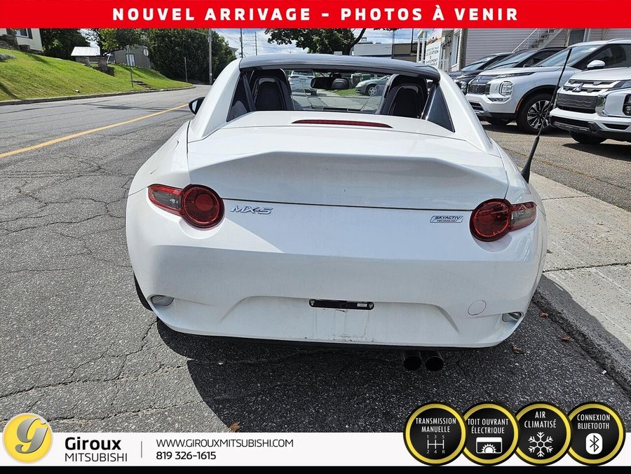 MAZDA MX-5 GS CONVERTIBLE TOIT RIGIDE 2017 Blanc