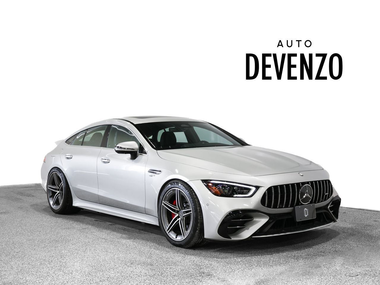 Silver 2024 Mercedes-Benz AMG GT Coupe All-Wheel Drive Automatic