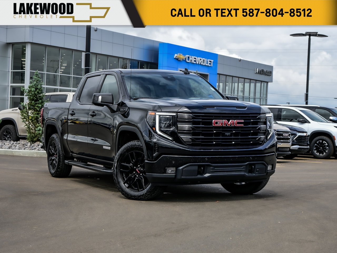 2024 GMC Sierra 1500 4WD Crew Cab 147 Elevation Black Sherwood Park - photo #0