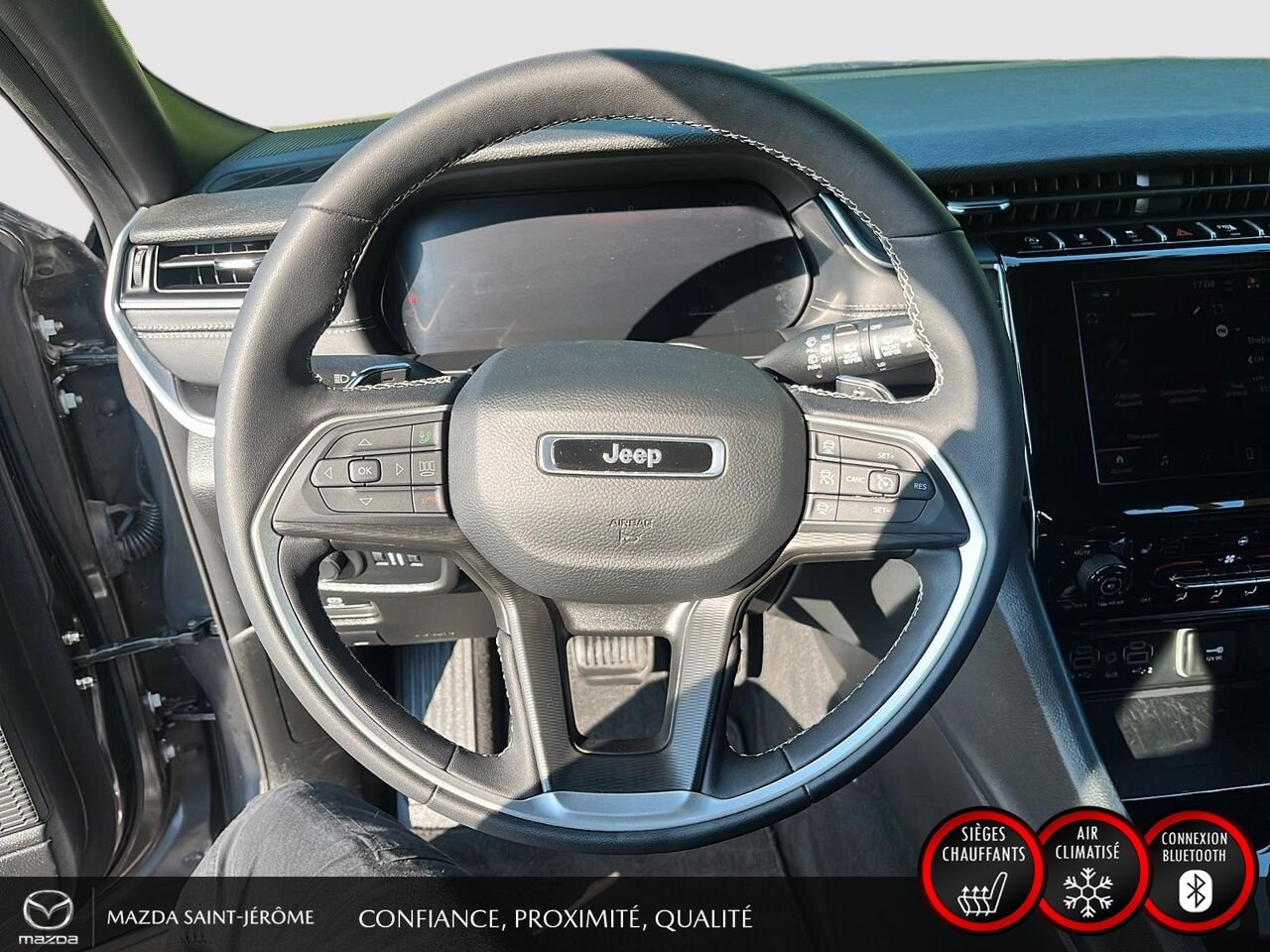 2025 Jeep Grand Cherokee Altitude | GROUPE REMORQUAGE | CUIR | Grey Saint-Jérôme - photo #12