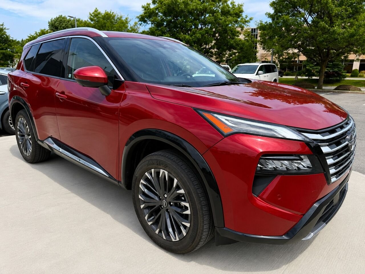 2026 NISSAN Rogue ROGUE PLATINE Scarlet Ember Tintcoat Châteauguay - photo #8