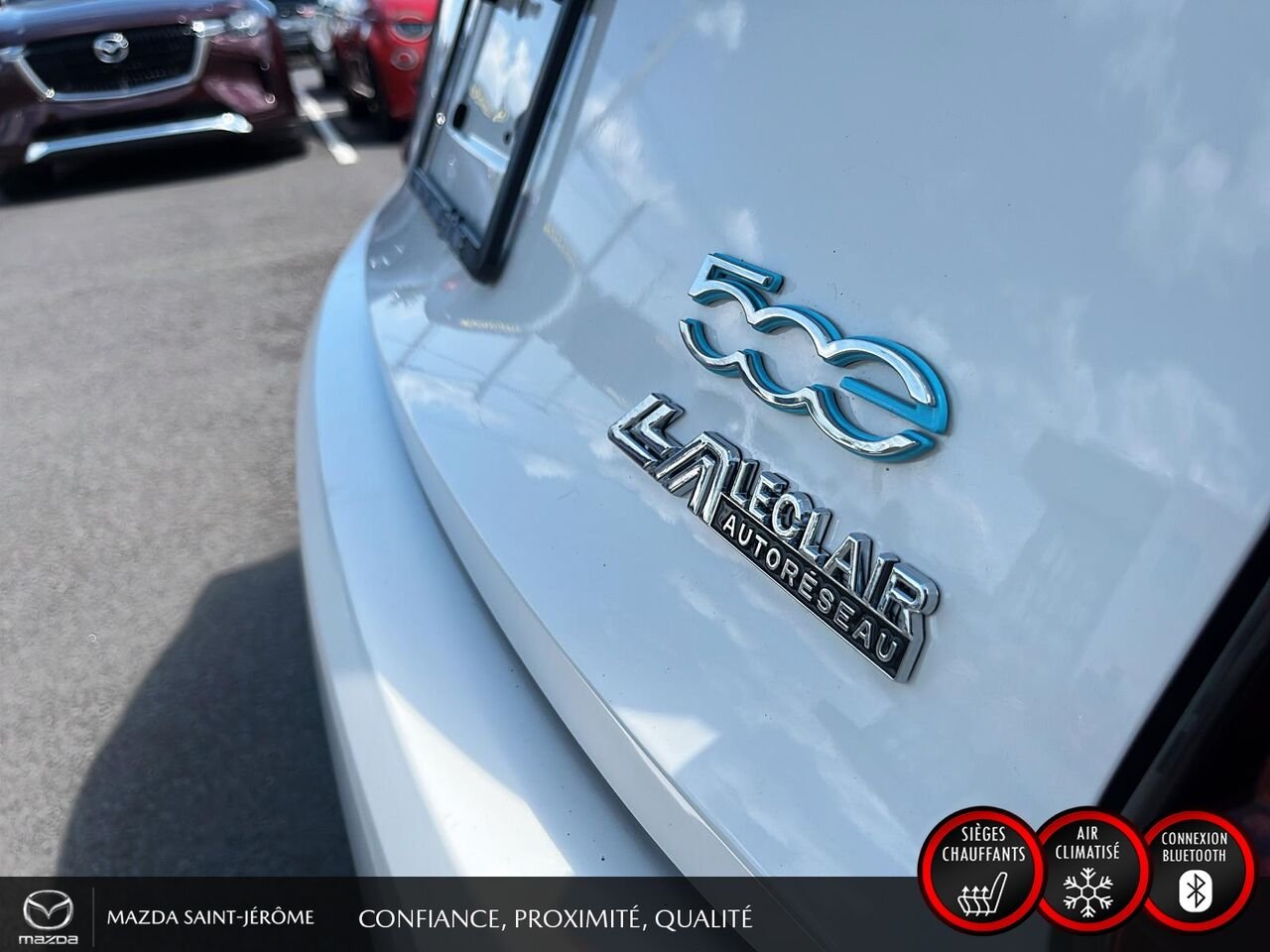 FIAT 500e Édition (RED) | CLEAN CARFAX | 2024 Blanc Saint-Jérôme - photo #8