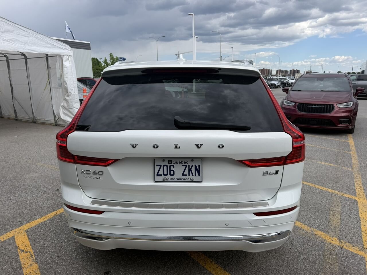 Volvo XC60 B6 Ultimate AWD 2023 Blanc Laval - photo #10