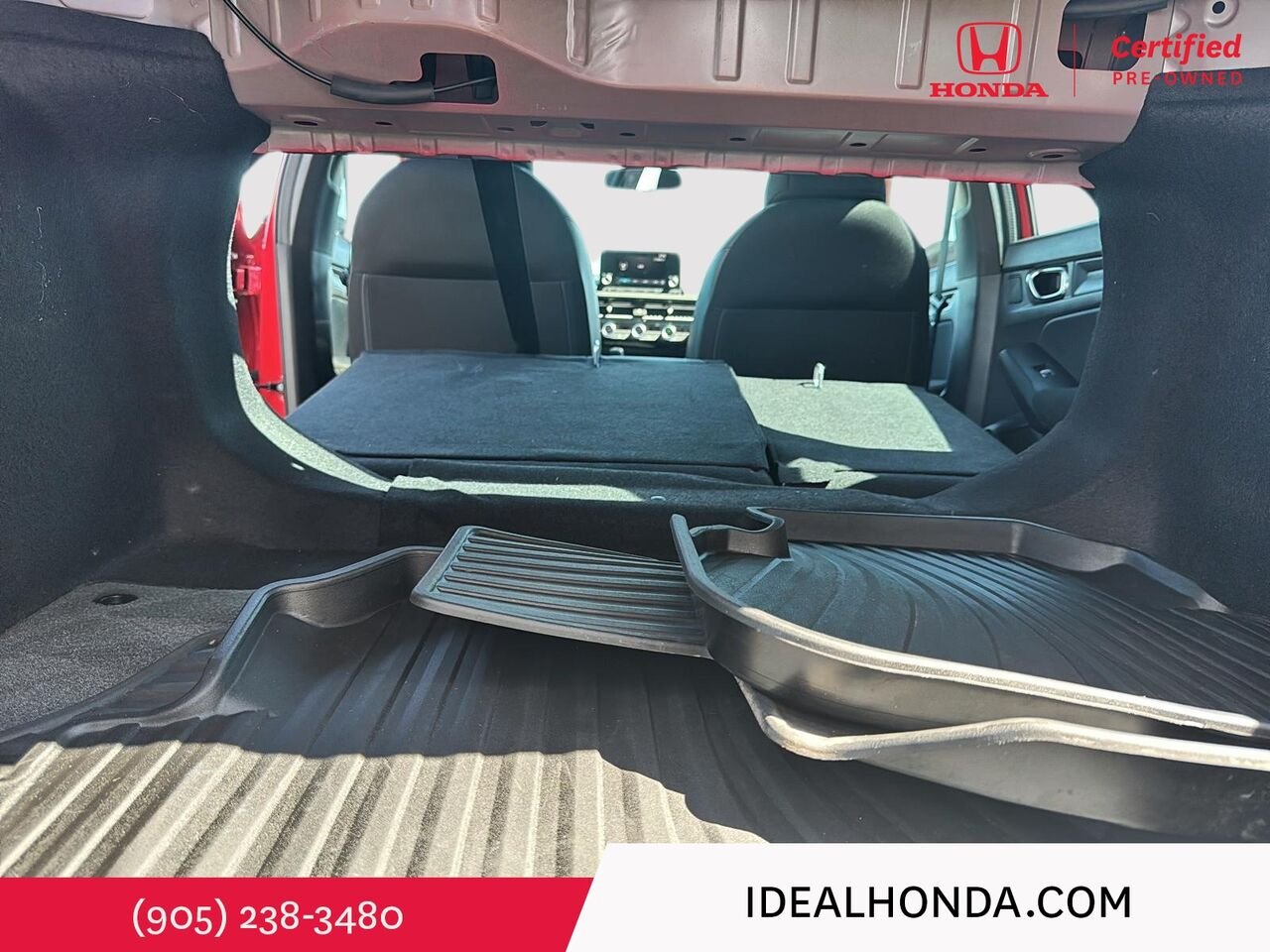 2023 Honda Civic Sedan SPORT CVT Red Mississauga - photo #22