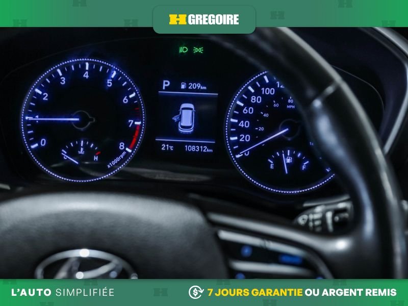 Hyundai Santa Fe 821246A | Preferred AWD AUTO AC MAGS CAM RECULE BLUETOOTH 2019 Gris Laval - photo #19