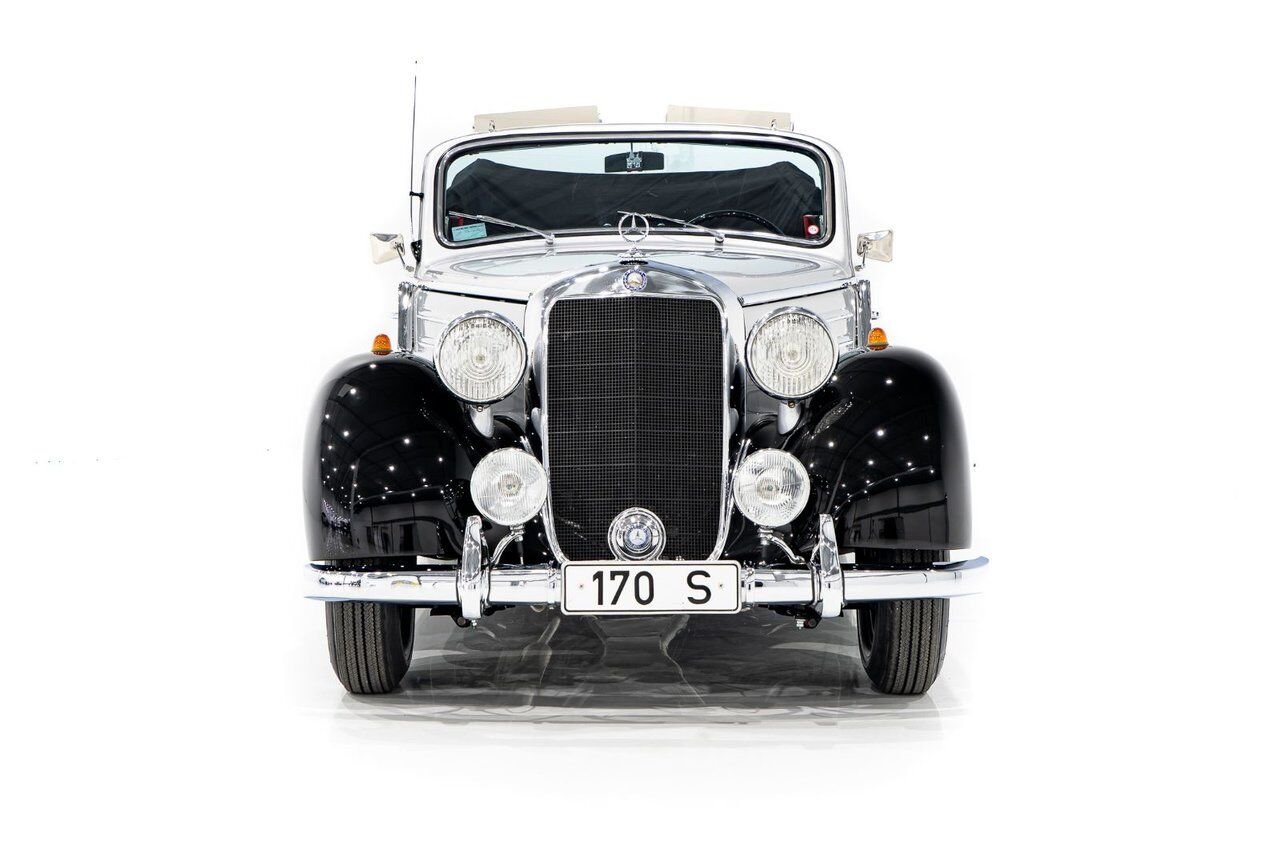 1950 Mercedes-Benz 170S Cabriolet B Wonderfully Presented Old Restoration Grey Montreal - photo #59