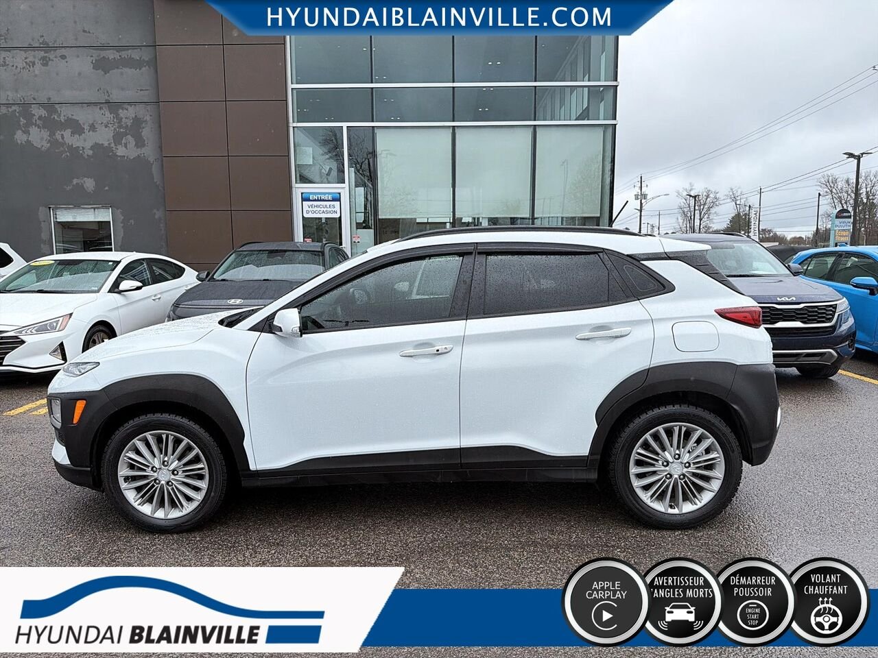 2020 Hyundai Kona White Blainville - photo #6