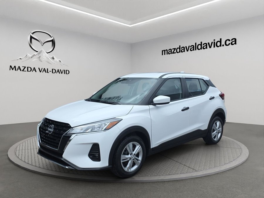 2024 Nissan Kicks S TA, commande audio au volant, bluetooth White