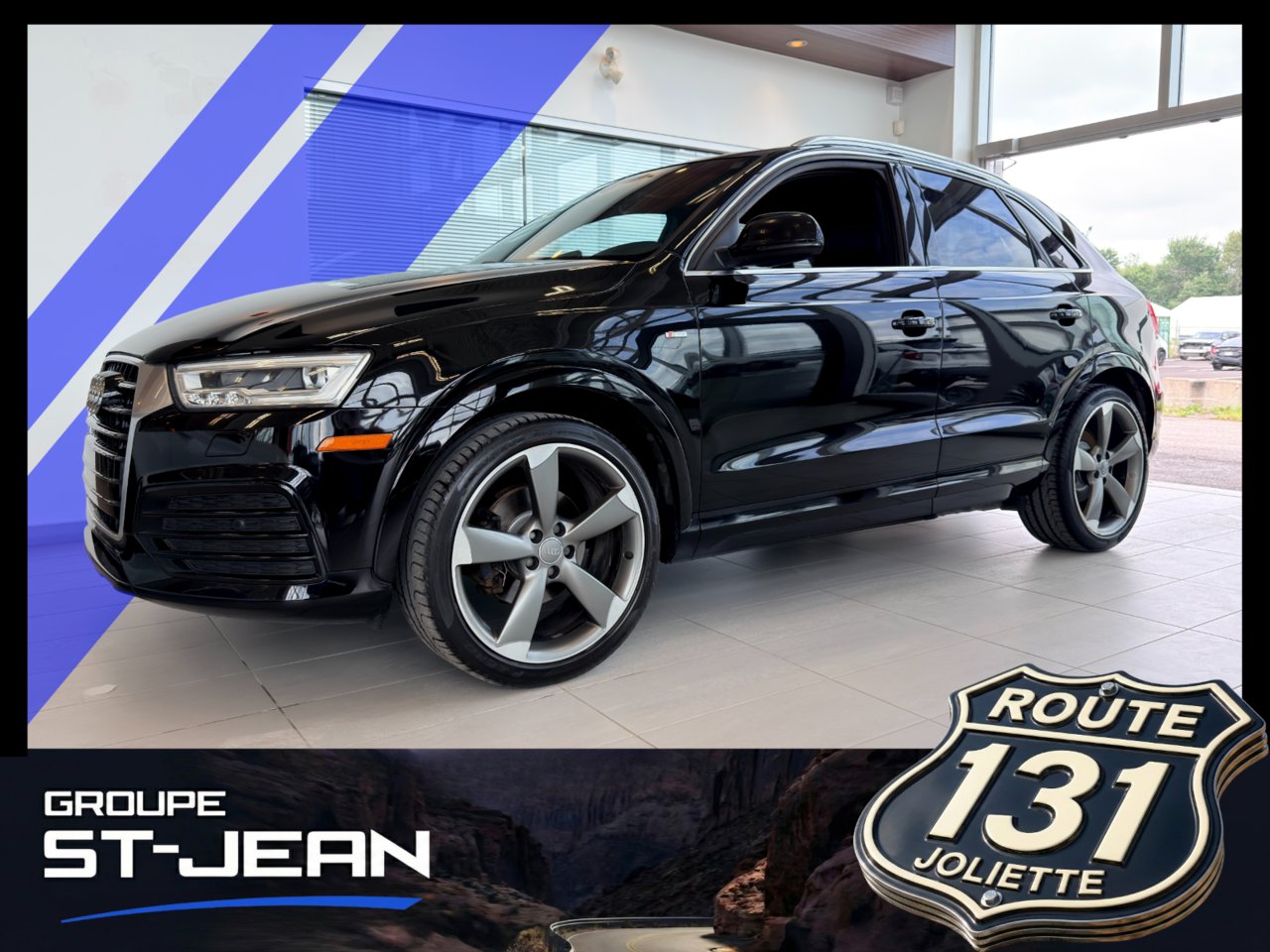 Audi Q3 2016 Noir Notre-Dame-des-Prairies - photo #0