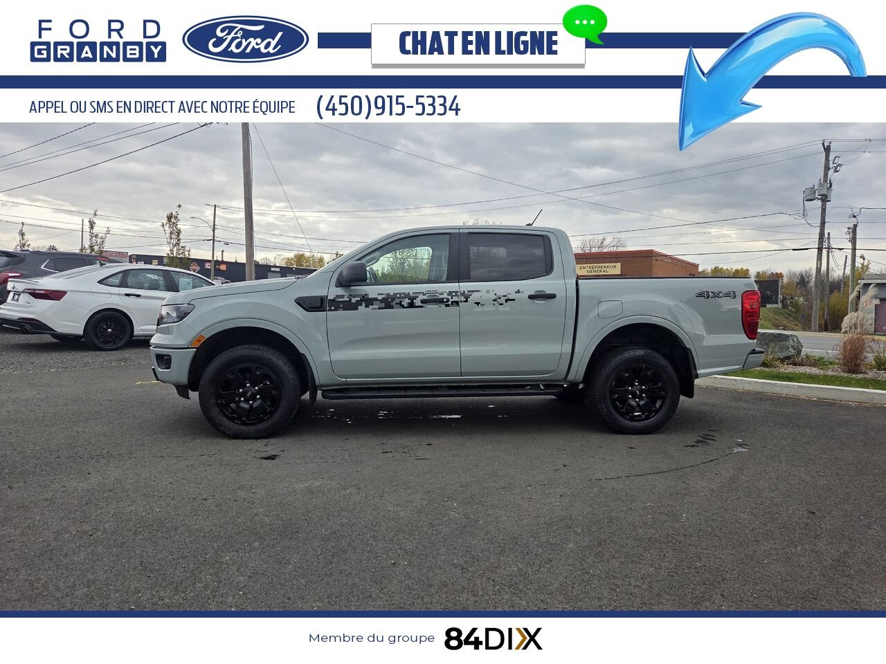 2023 Ford Ranger Grey Granby - photo #3