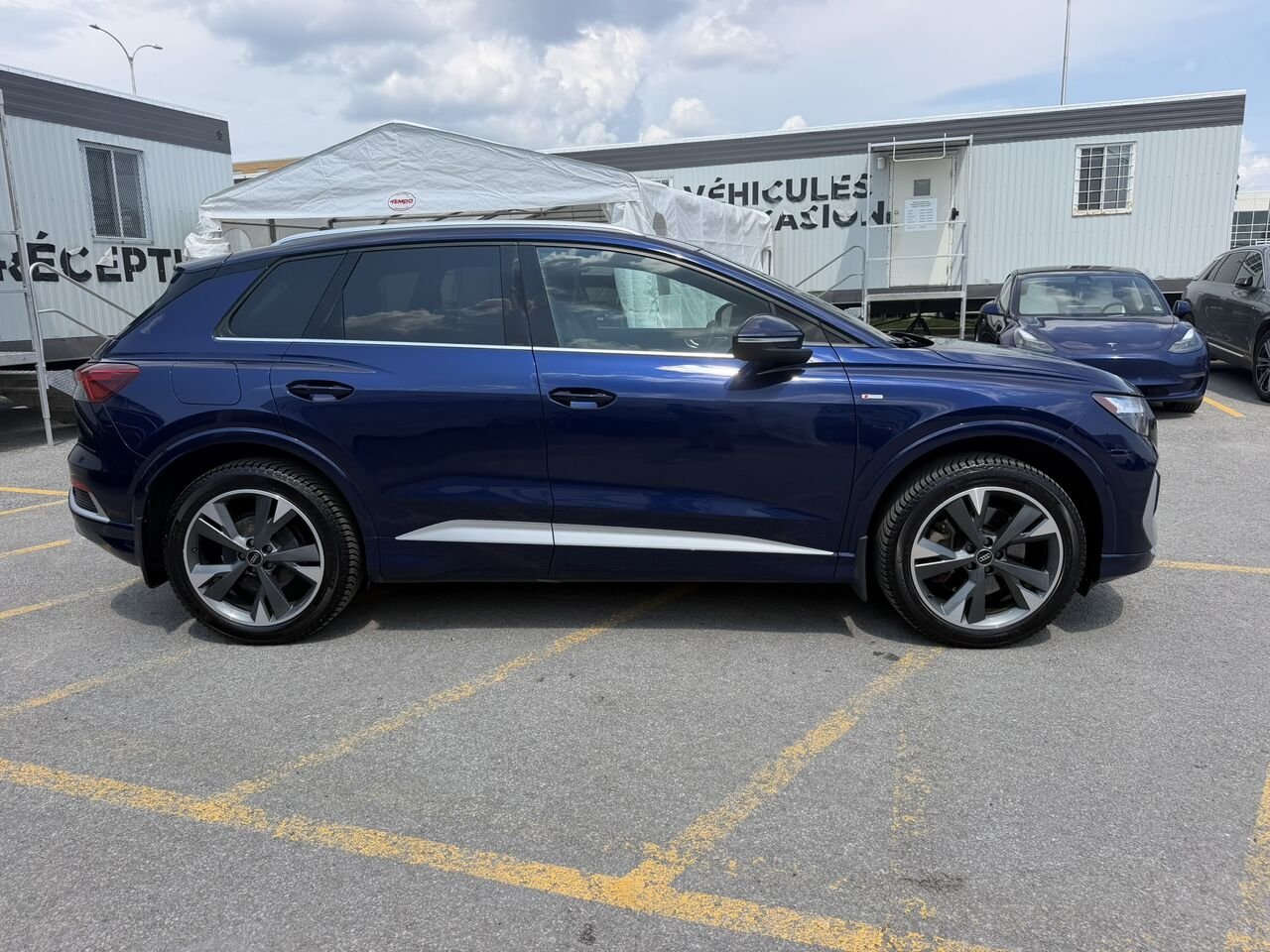 Audi Q4 e-tron 50 quattro 2023 Bleu Laval - photo #7