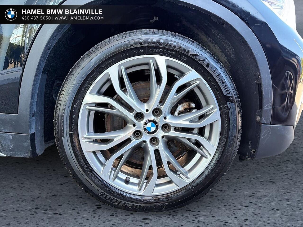 BMW X1 xDrive28i 4 portes TI 2017 Noir Blainville - photo #6