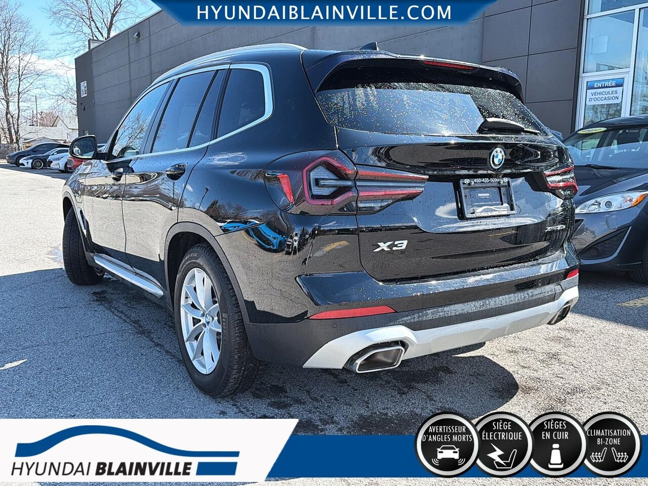 BMW X3 2022 Noir Blainville - photo #5