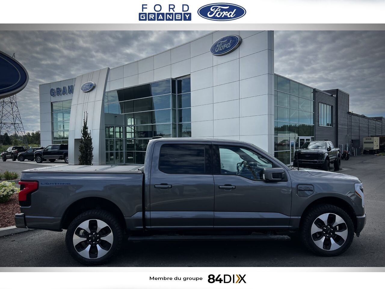 2023 Ford F-150 Lightning Grey Granby - photo #2