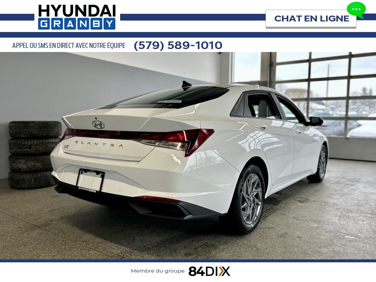 Hyundai Elantra 2023 Blanc Granby - photo #6