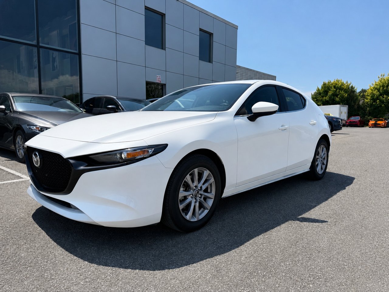 2022 Mazda Mazda3 Sport GS LUXURY White Châteauguay - photo #2