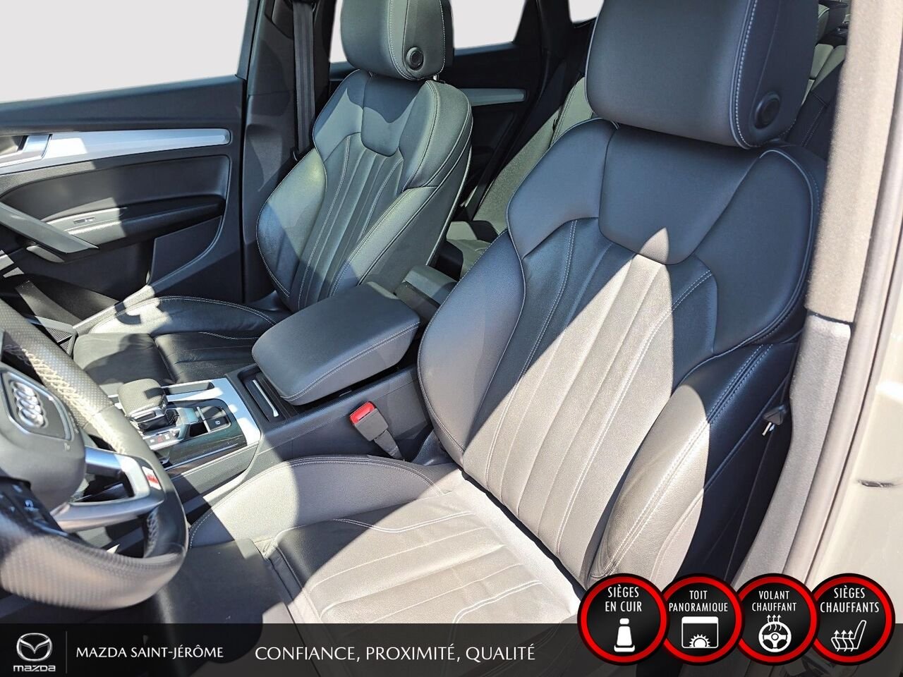 Audi Q5 Progressiv 45 TFSI quattro 2023 Gris Saint-Jérôme - photo #17