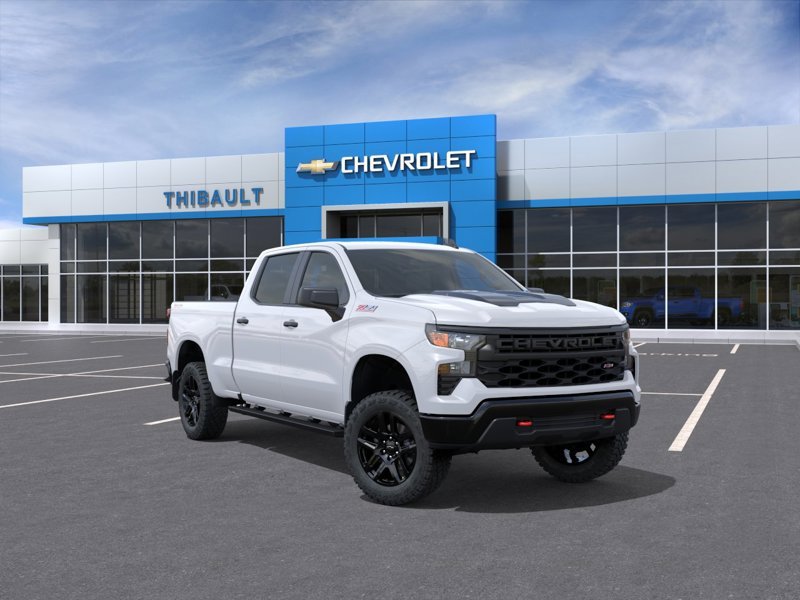CHEVROLET SILVERADO 1500 Custom Trail Boss cabine multiplace 4RM 157 po 2026 Blanc