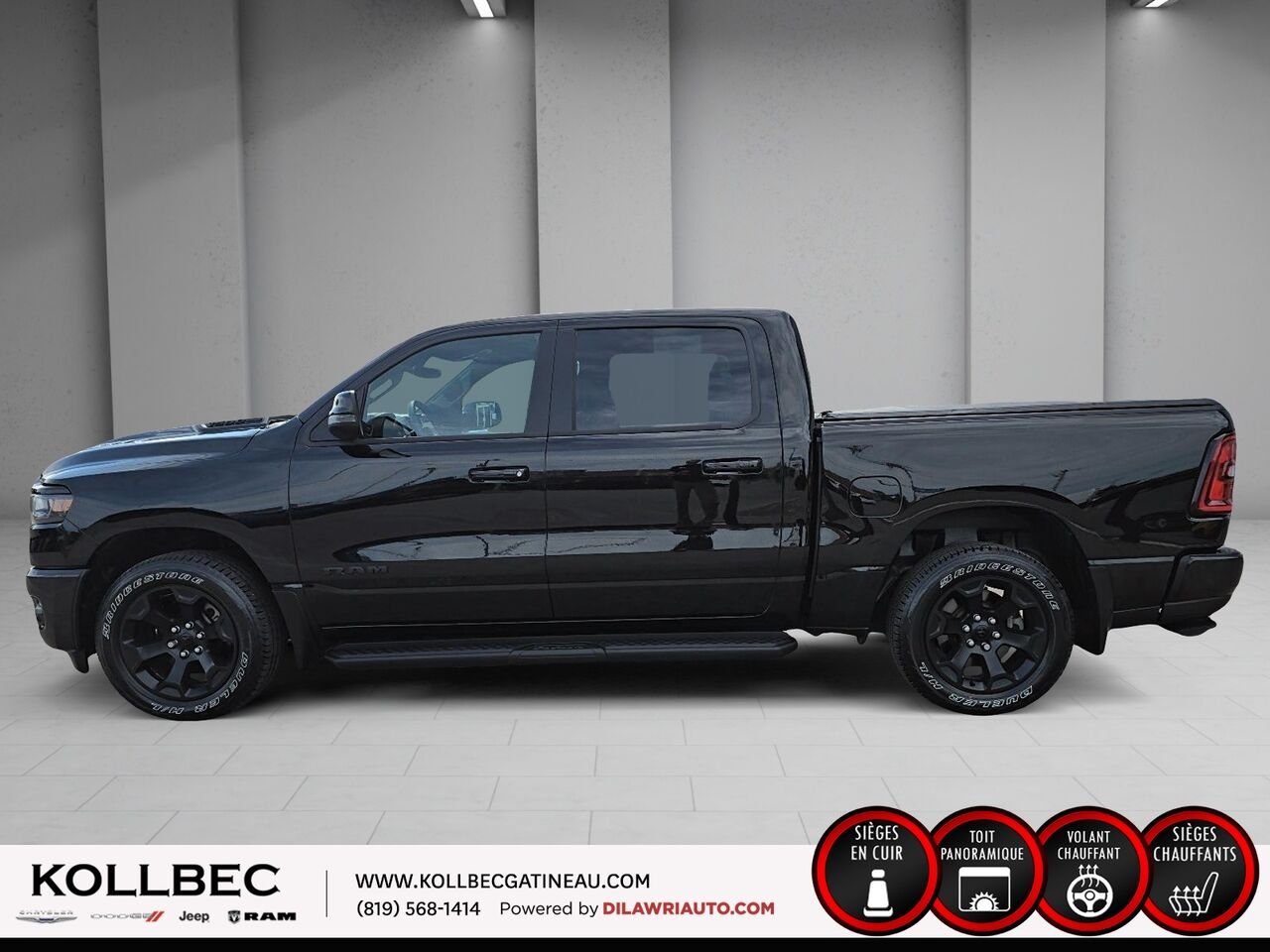 RAM 1500 SPORT Sport Crewcab 4x4 2025 Noir Ottawa & Gatineau - photo #19