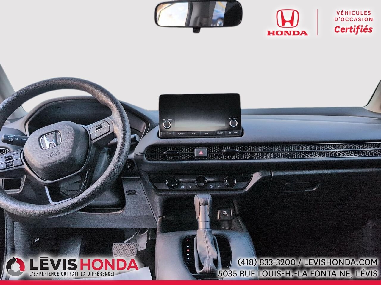 Honda HR-V LX AWD LX Traction Intégrale CVT 2023 Noir Lévis - photo #18