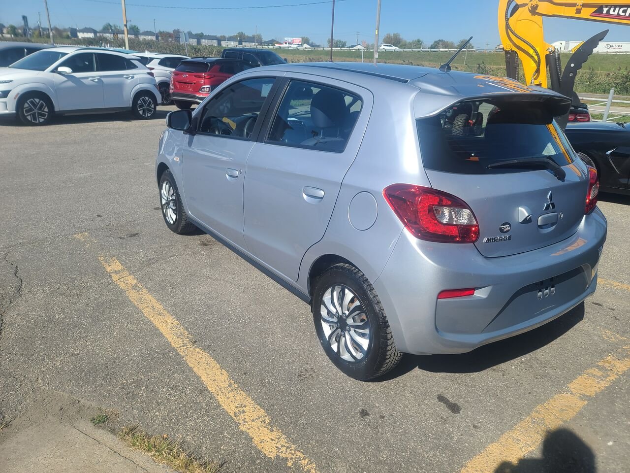 2020 Mitsubishi Mirage Grey  - photo #2