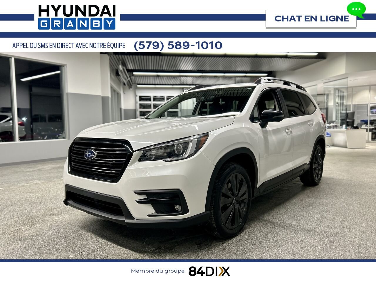 2022 Subaru Ascent White Granby - photo #4