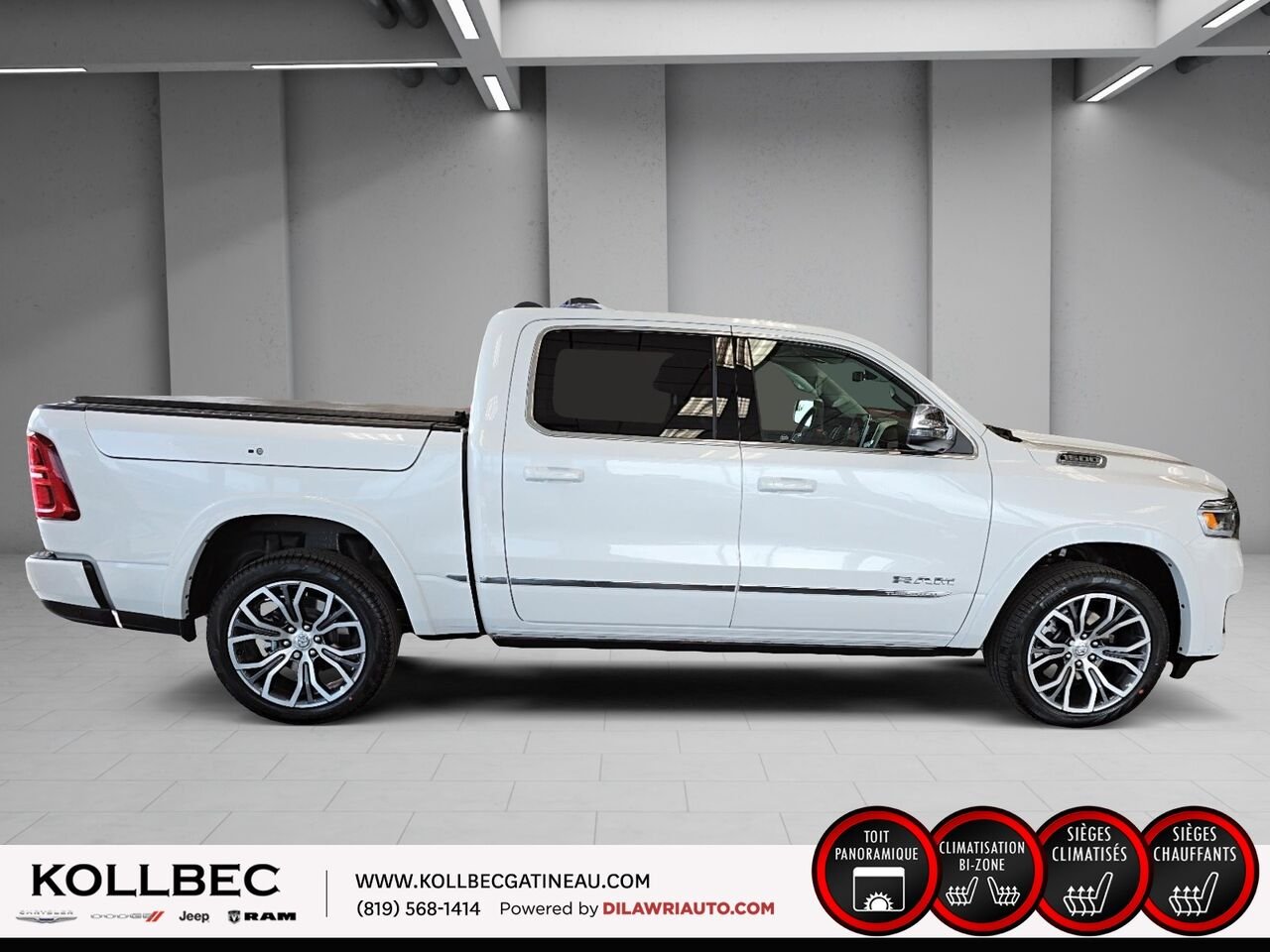 RAM 1500 Tungsten cabine d'équipe 4x4 caisse de 5 pi 7 po 2026 Triple couche nacrée ivoire Ottawa & Gatineau - photo #13