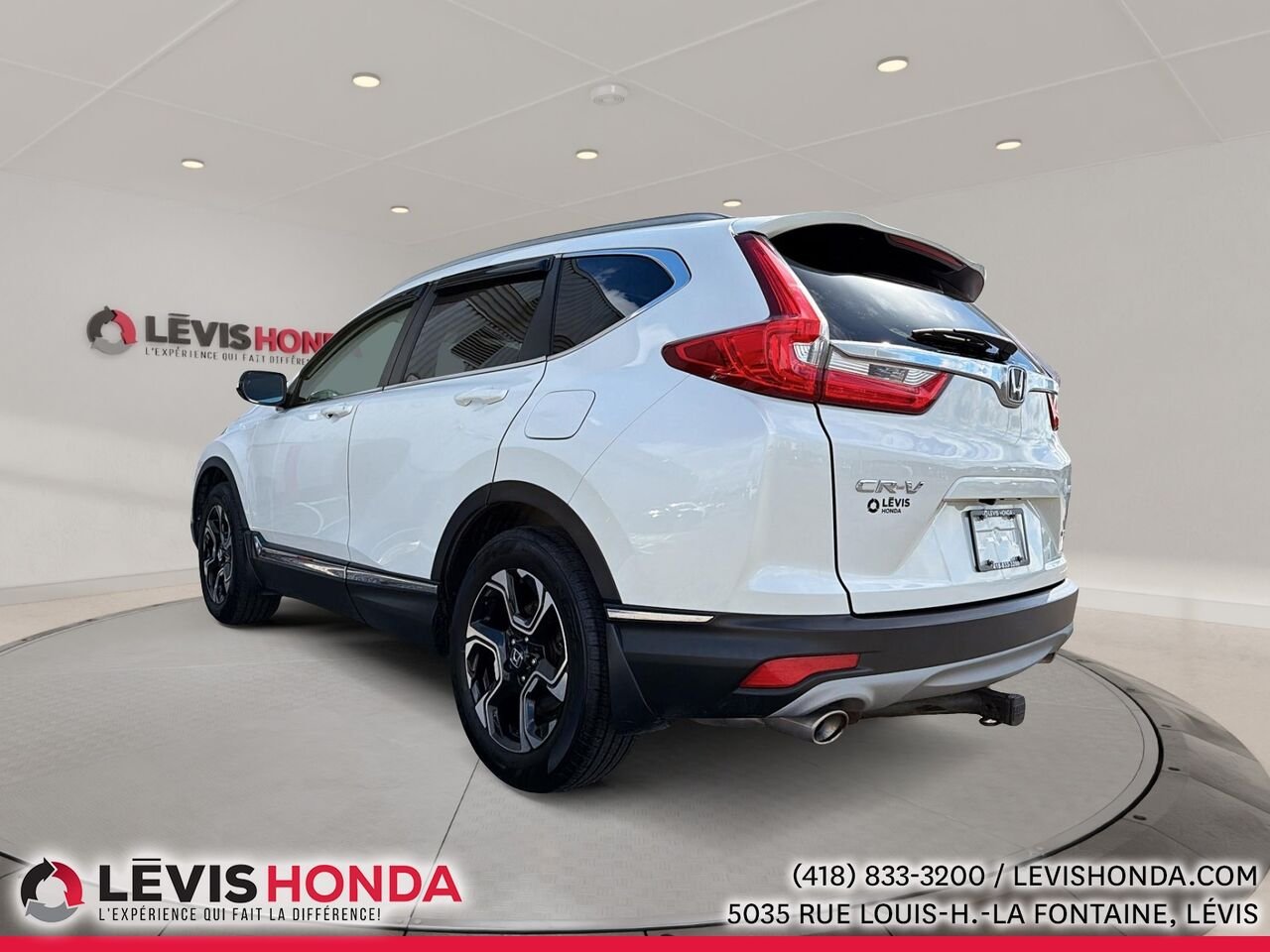 Honda CR-V Touring AWD Touring Traction Intégrale 2018 Blanc Lévis - photo #6