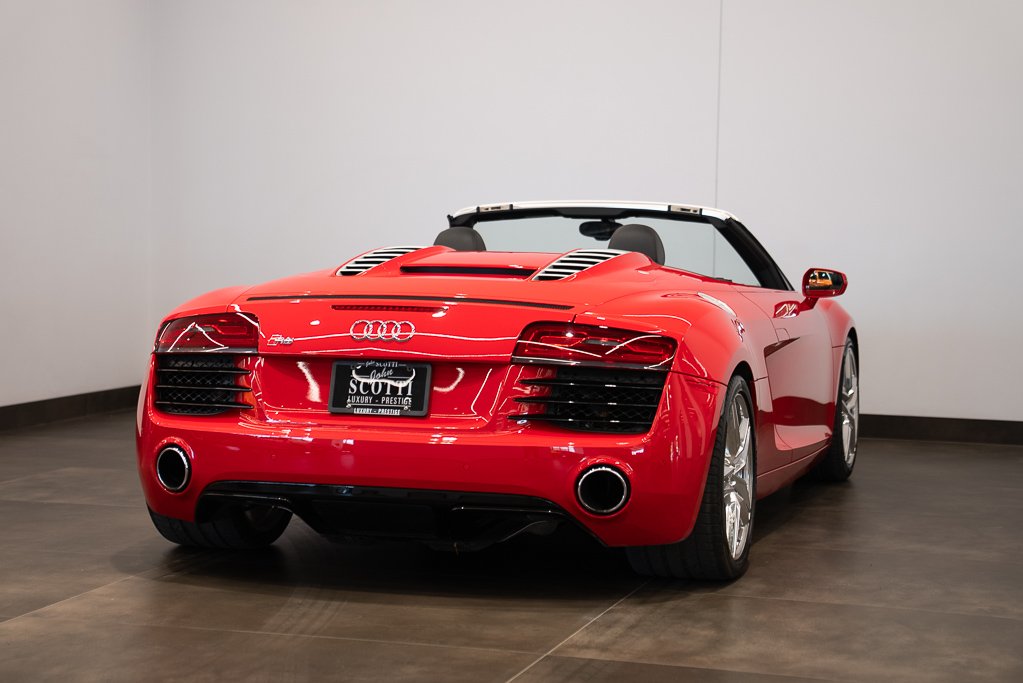 2015 Audi R8 V8 Spyder \ LOW KM Red Kirkland - photo #3