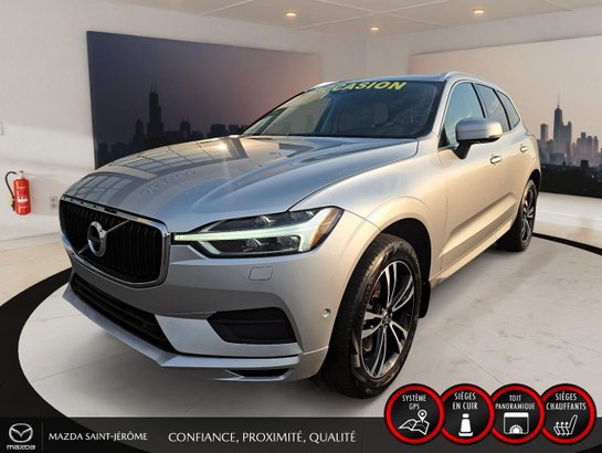 Volvo XC60 T6 Momentum | TOIT OUVRANT | CUIR | AWD | 2019 Gris