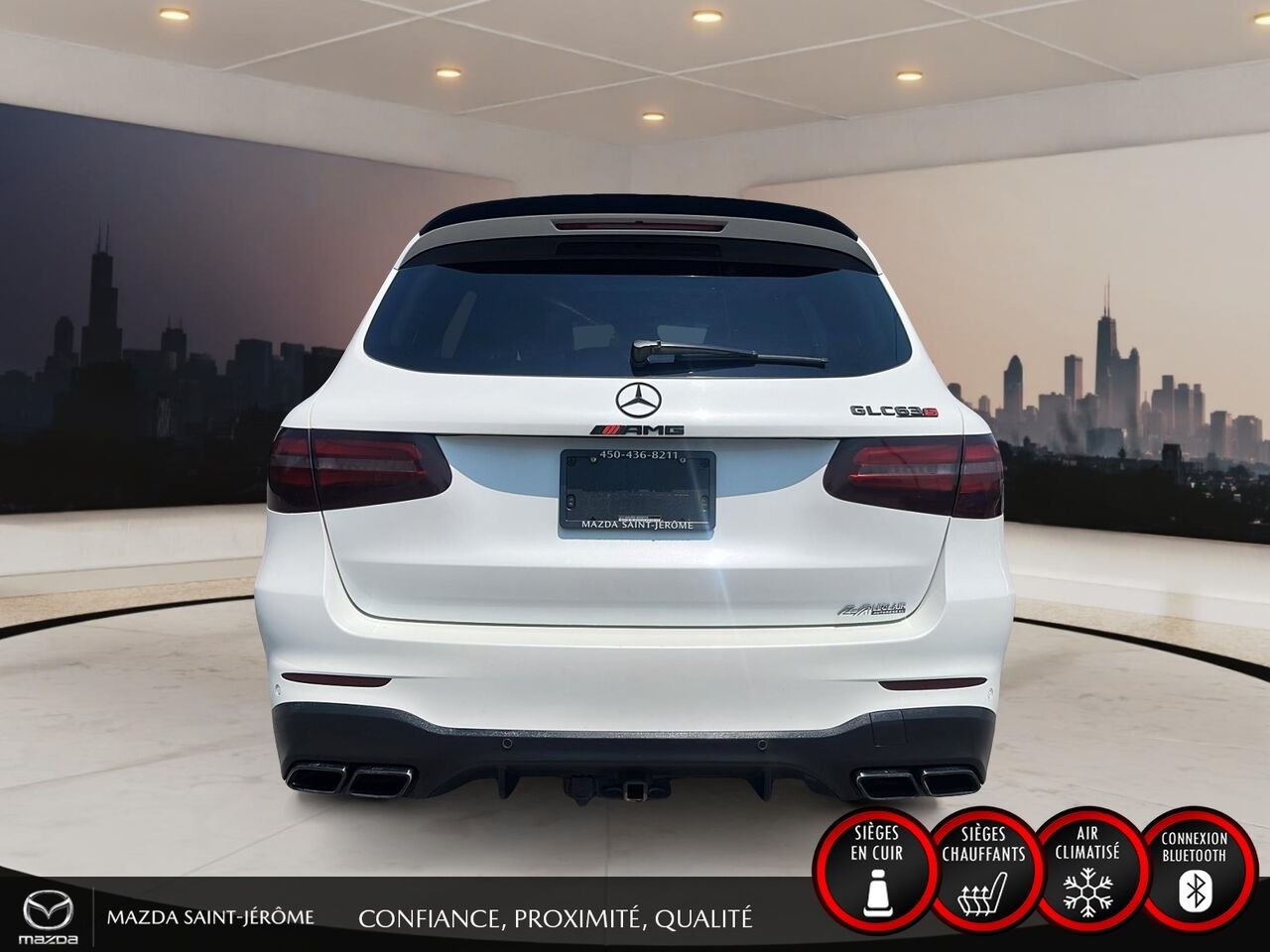 2019 Mercedes-Benz GLC White Ste-Agathe des Monts - photo #6