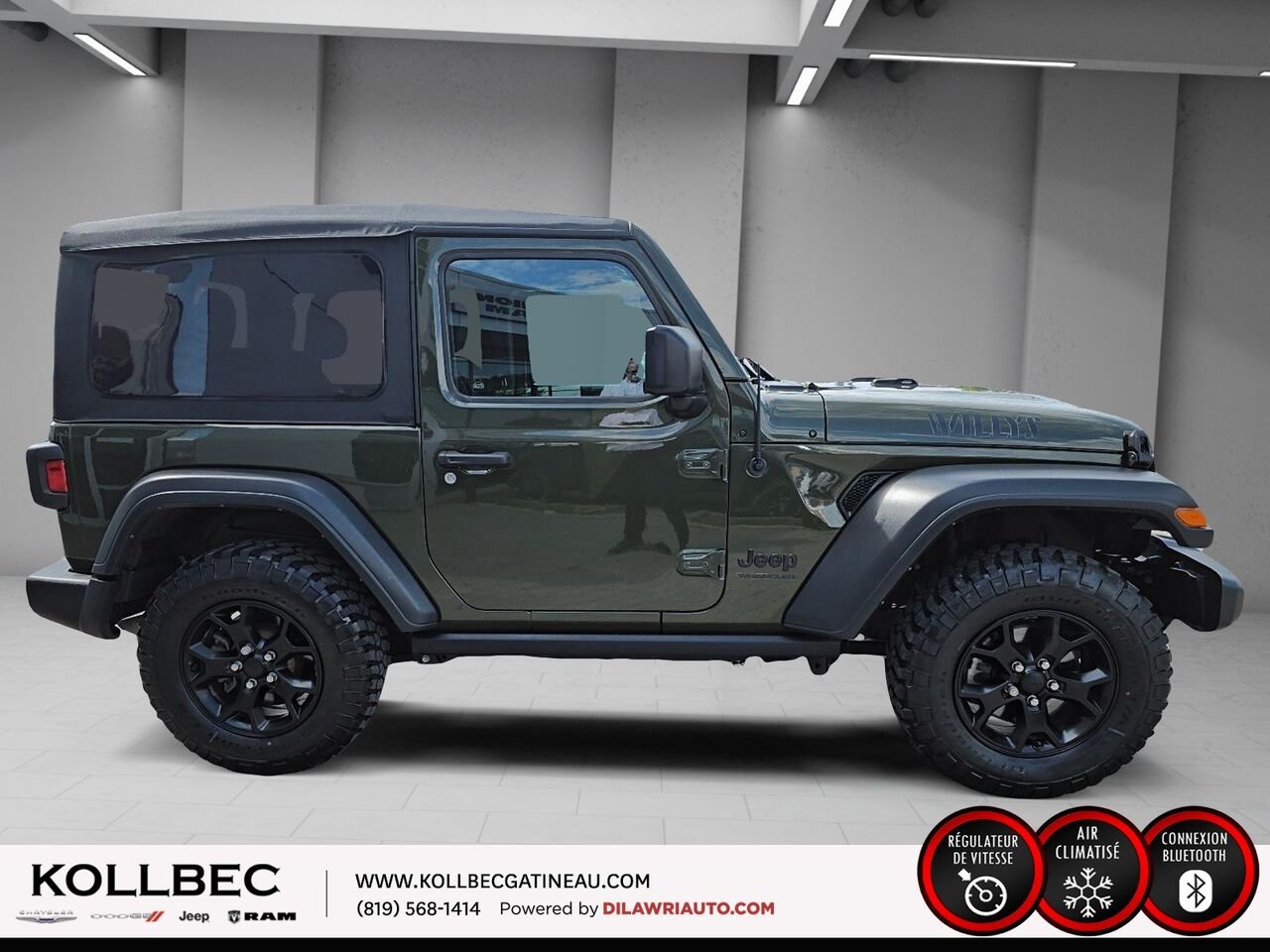 2023 JEEP WRANGLER Willys Sport 4x4 Green Ottawa & Gatineau - photo #12