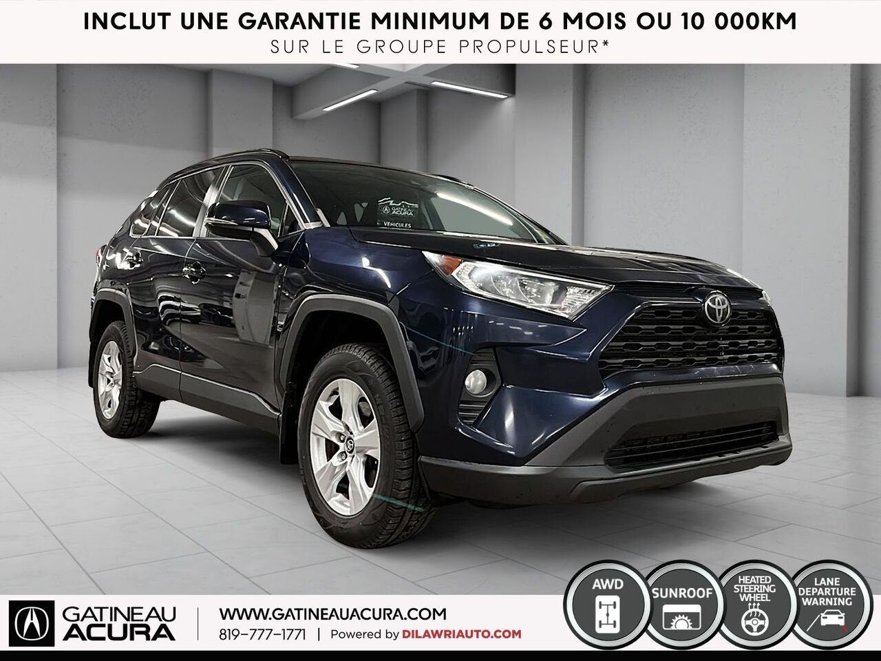 2020 Toyota RAV4 XLE AWD Blue Ottawa & Gatineau - photo #13