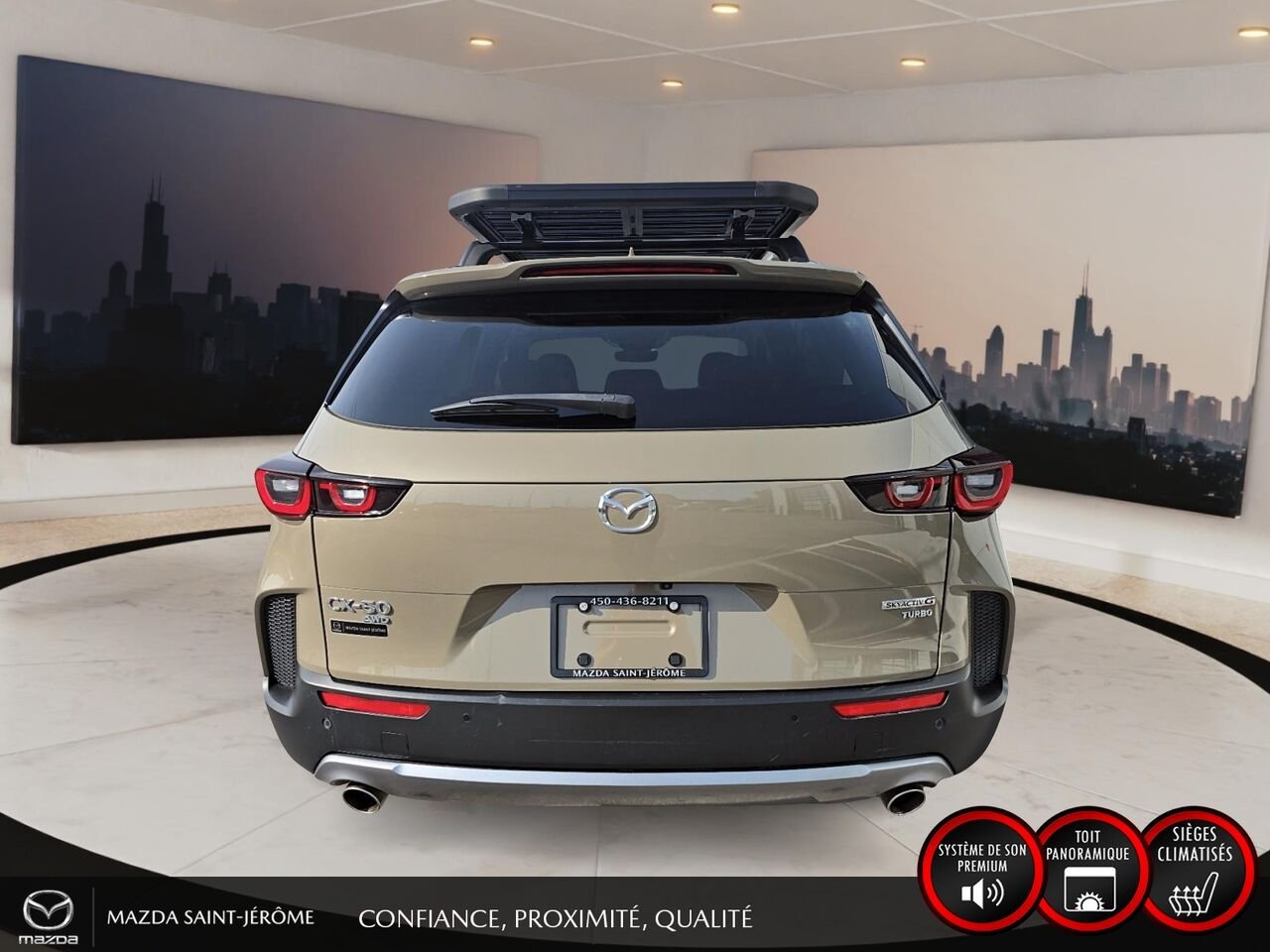 Mazda CX-50 Édition Meridian | TOIT PANORAMIQUE | CUIR | AWD | 2024 Beige Saint-Jérôme - photo #6